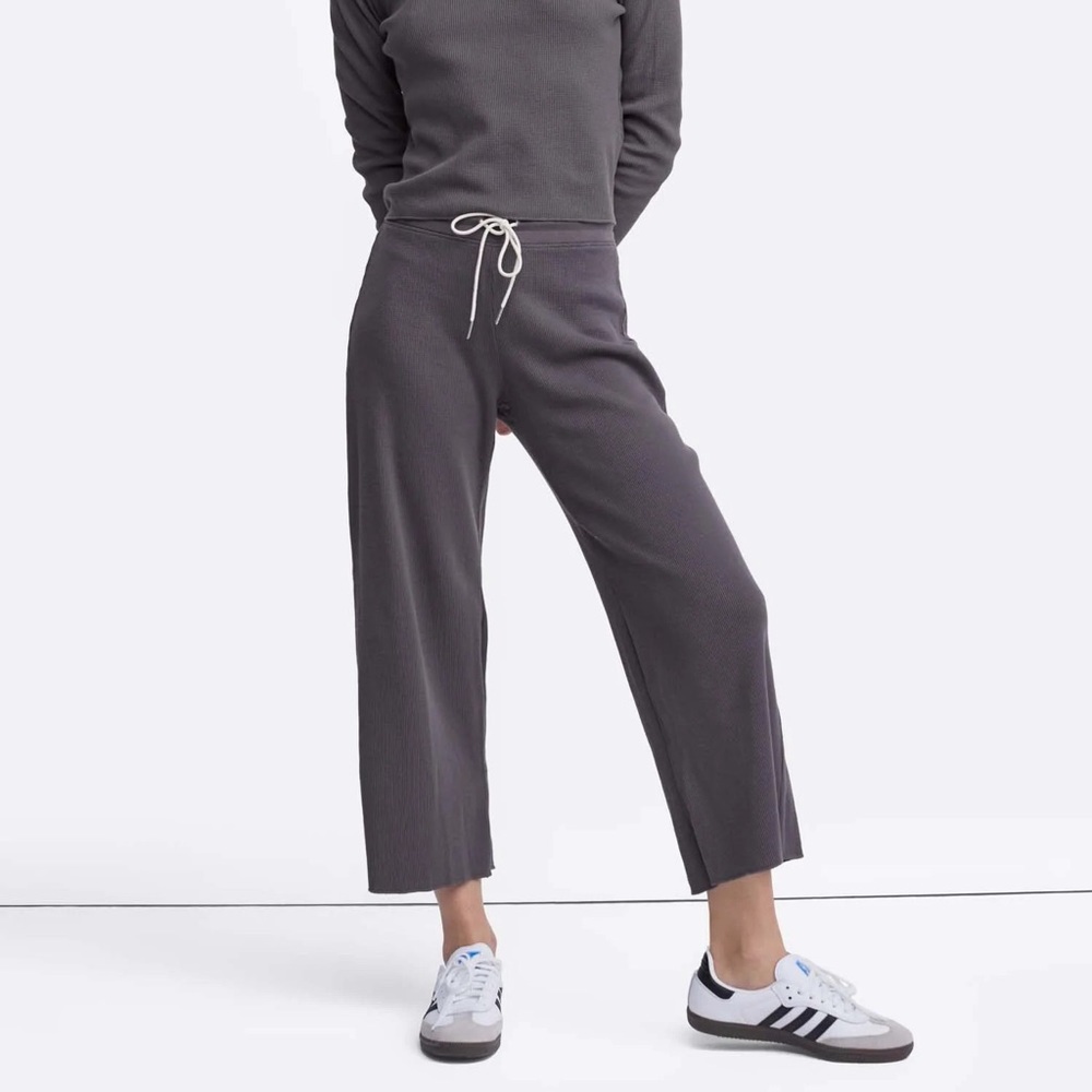 Mate the Label Organic Thermal Wide Leg Pant Size Small